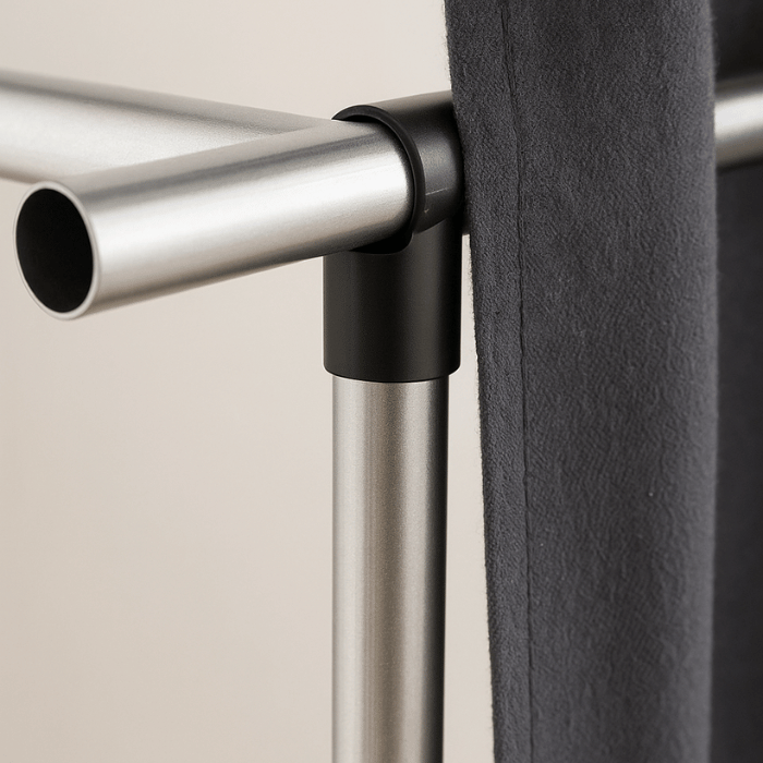 Easy-to-assemble minimalist wardrobe made from durable material