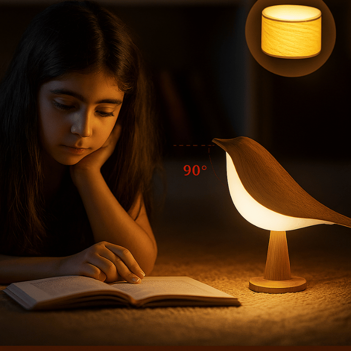 touch bird LED light