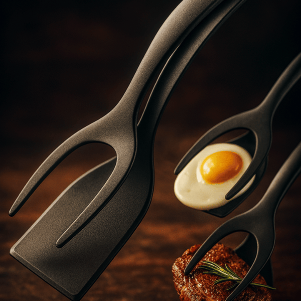 2 in 1 Grip Flip Spatula Clamp Egg