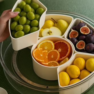 rotating tray