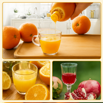 Mini Lemon Juicer Orange