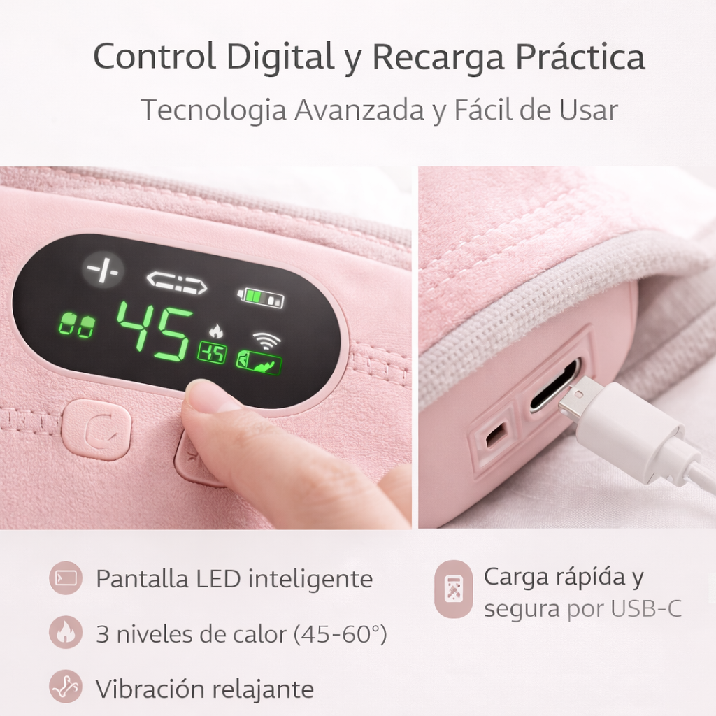 Cinturón Térmico para Cólicos Menstruales