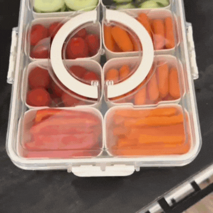 8 Compartment Snack Containers
