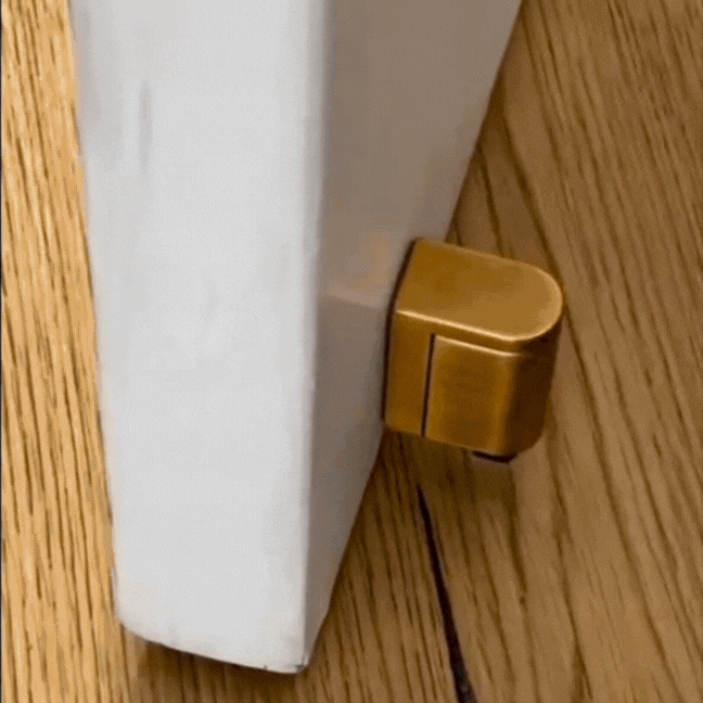 Magnetic door stopper