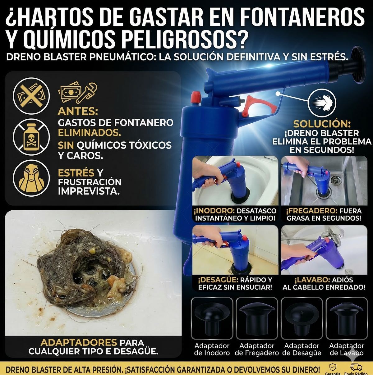 Destapacaños de tubería