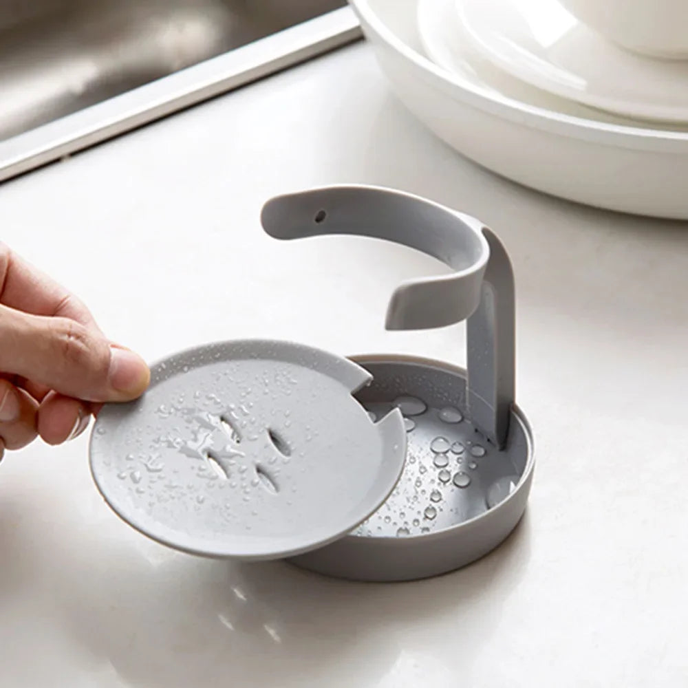 Dish Brush with Soap Dispenser Multi Use Soap Dispensing Scrub Brush