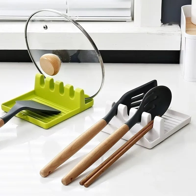 Kitchen Spoon Holders Fork Spatula Rack Shelf