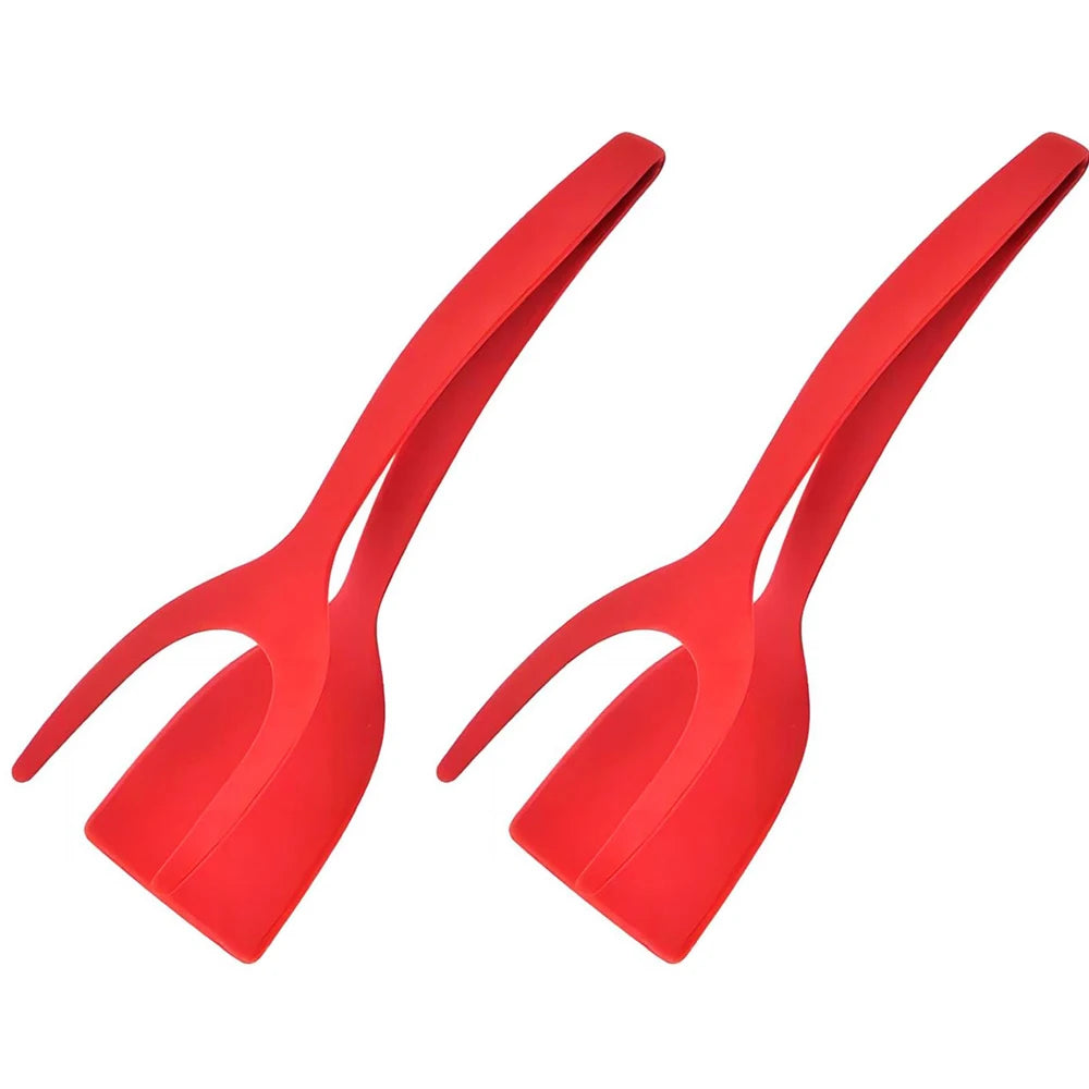 2 in 1 Grip Flip Spatula Clamp Egg
