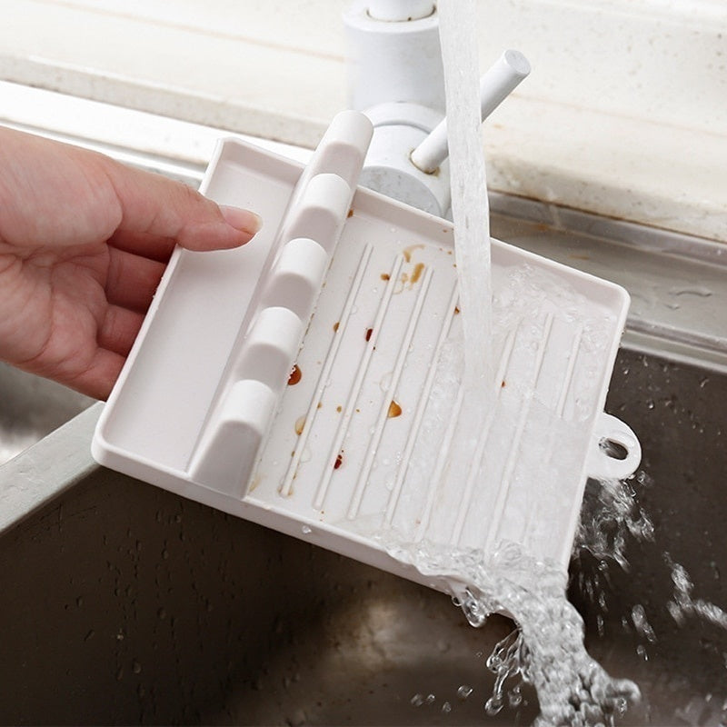 Kitchen Spoon Holders Fork Spatula Rack Shelf