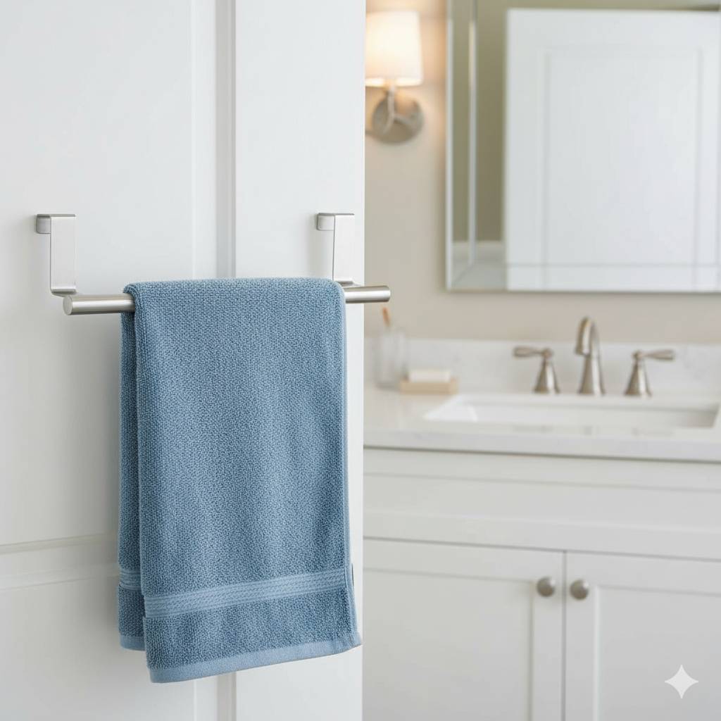 owel Rack Over Door Towel Bar Hanging Holder