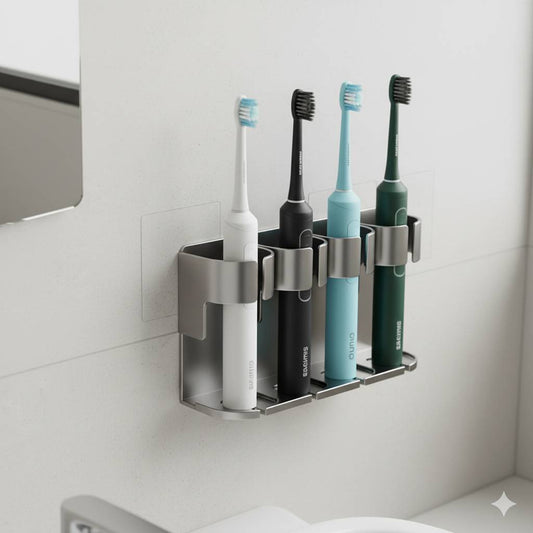 Electric Toothbrush Holder Space Saving Traceless