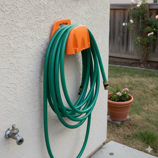 1pcs Wall Mounted Garden Irrigation Hose Pipe