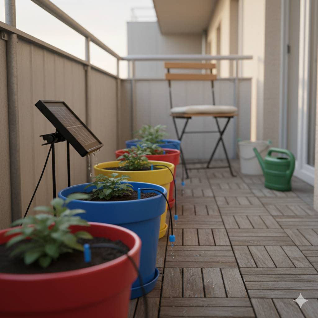 Solar Irrigation System for Garden Balcony