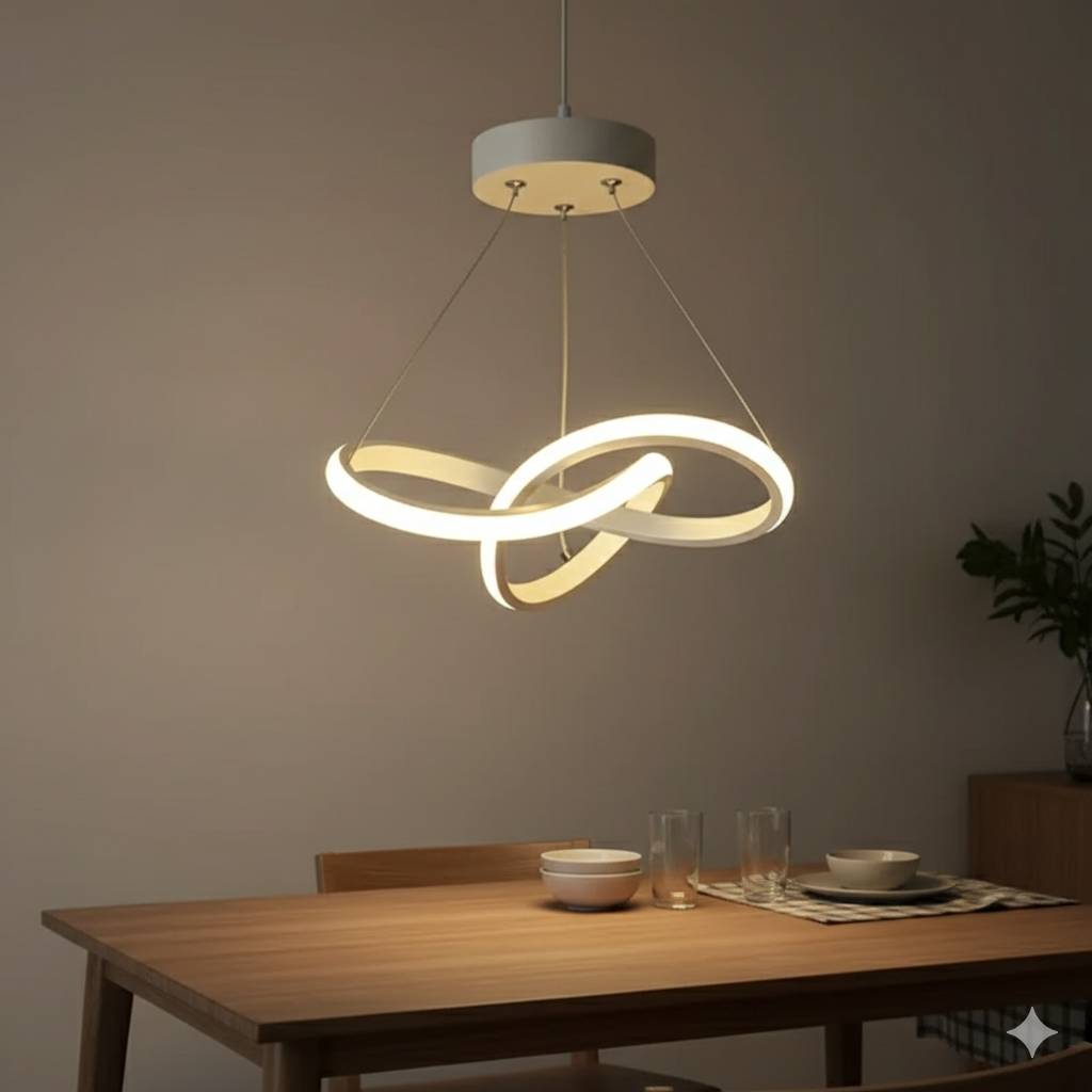 Light Creative Hanging Light Irregular Streamlined