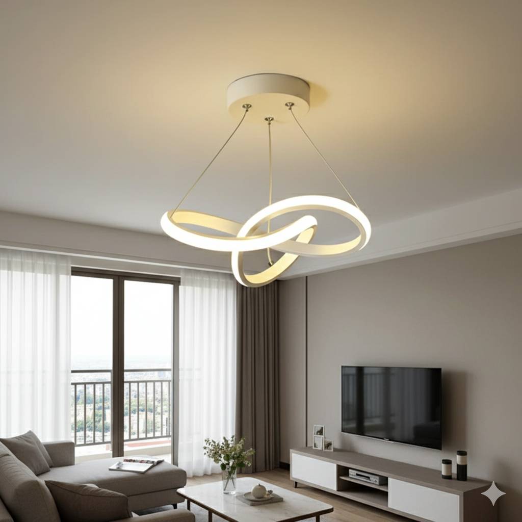 Light Creative Hanging Light Irregular Streamlined