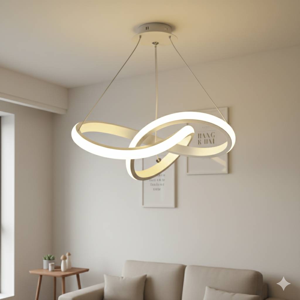 Light Creative Hanging Light Irregular Streamlined