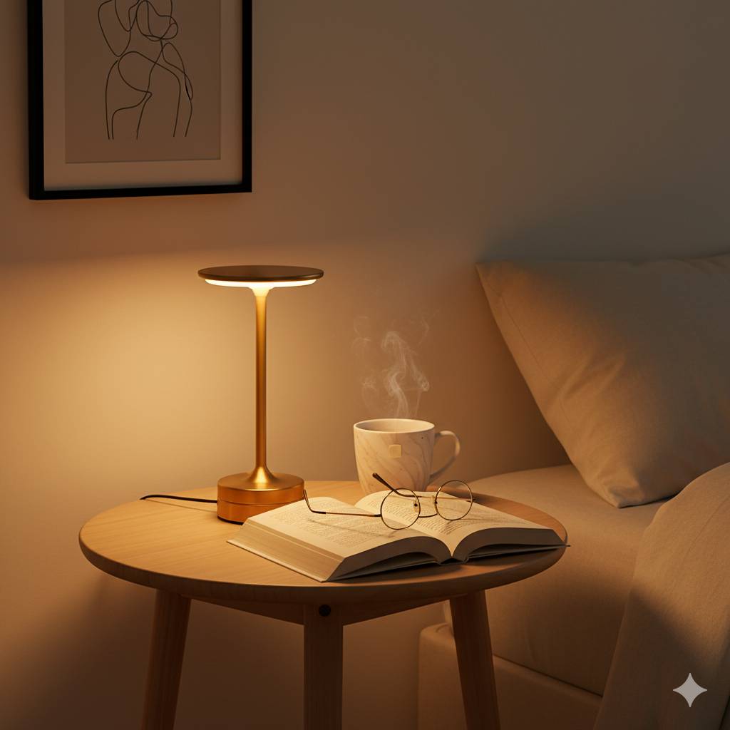 USB touch LED table lamp